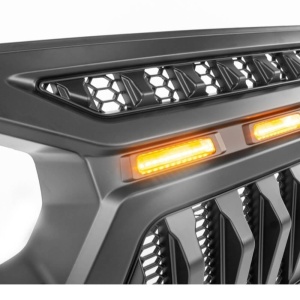 Grila Angry Eyes cu lumini Jeep Wrangler JL (2018+), Gladiator JT OFD
