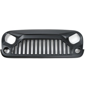 Grila Jeep Wrangler JK (2007-2018) Angry Bird Matte Black OFD - Img 1