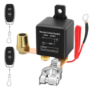 Întrerupător baterie cu telecomandă 250A 12V anti-furt universal ORE4x4 - Img 3