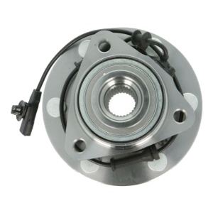 Vedere de sus a ansamblului rulmentului de roată BTA, cu detaliu pe senzorul ABS pentru Nissan Patrol (2010-2024).