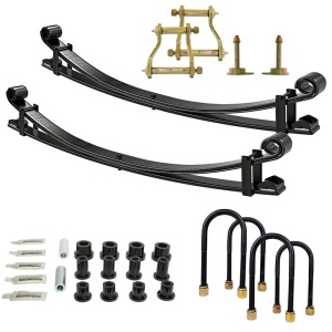 Arcuri lamelare și accesorii de montaj pentru kitul de suspensie Terrain Tamer PRO, lift 40-50mm.