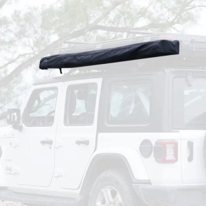 Marchiză auto 180°, pentru partea stânga, cu design autoportant, acoperire 6,9 m², montaj rapid pentru SUV, pick-up și van, material Rip-Stop UPF50+, Wild Land