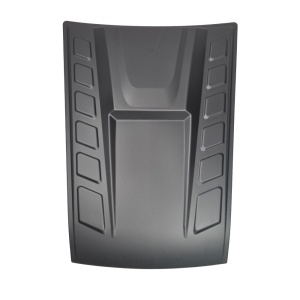 Ornament capotă negru, plastic ABS, Mitsubishi L200 (2019+) Safari
