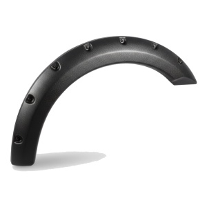 Prim-plan cu un overfender Kut Snake 75 mm, evidențiind șuruburile de montaj, Nissan Patrol Y62 75.