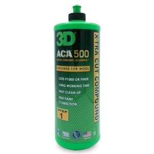 Pasta polish abraziva, 3D ACA 500 X-Tra Cut Compound, ALPHA CERAMIC ALUMINA, 3.78 L, 3DProducts