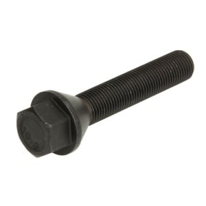 Prezon roată M12x1.25, filet 55 mm, cap conic, cheie 17, negru, Mammooth