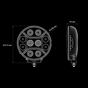 Proiector LED Dark Knight