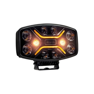 Proiector LED Dark Knight Insane Combo 160W, rază 450m, 6000K, 10500 lm, lumină de poziție și avertizare, rezistent la apă și praf (IP68/IP69K), carcasă aluminiu, lentilă clară, Strands