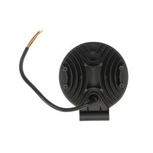 Vedere din spate a proiectorului LED M-Tech 16 W, cu design pentru disiparea căldurii.