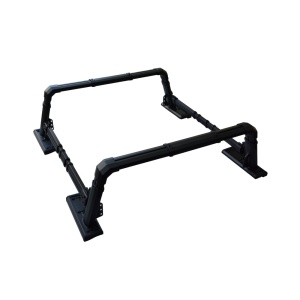 Rollbar ajustabil aluminiu, negru