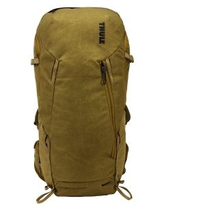 Vedere frontală a rucsacului Thule AllTrail X 35L, evidențiind compartimentul principal.