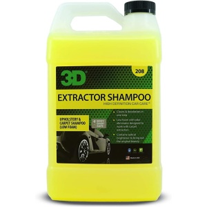 Șampon Tapițerie și Covoare Injecție-Extracție, Spumare Redusă, Parfum Iasomie, 3.78 Litri, 3DProducts