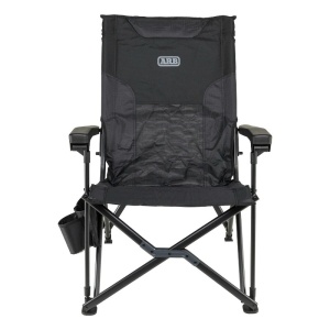 Scaun pliabil camping max. 150 kg, cu husă, culoare Negru-Gri, ARB Pinnacle