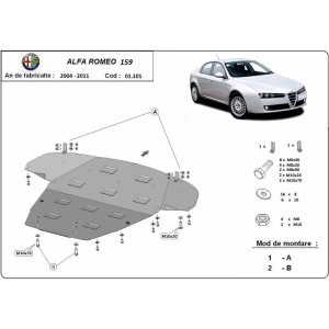 Scut auto metalic Alfa