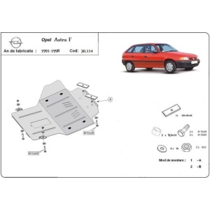 Scut auto metalic Opel