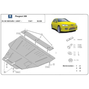 Scut auto metalic Peugeot