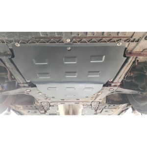 Scutul auto metalic Scut Protection montat sub un Renault Megane 4.