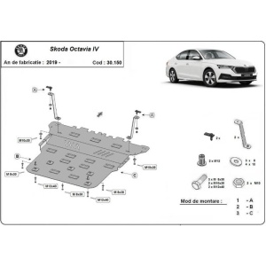 Scut auto metalic Skoda Octavia 4, Audi A3, Volkswagen Golf 8, Seat Leon