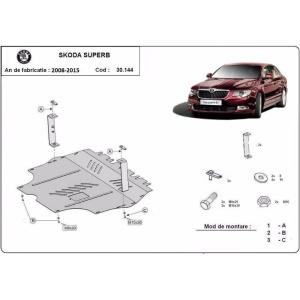 Scut auto metalic Skoda