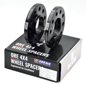 Flanșe distanțiere ORE4x4 20mm 5x112, cu detalii ale cutiei de transport.