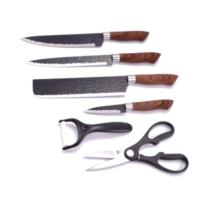 Set de cuțite din oțel inoxidabil cu accesorii Perfect Home