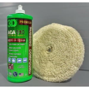 Set paste polish auto, corectare ACA 510, finisare ACA 520, Alpha Ceramic Alumina, fără holograme, 2x946ml, 3DProducts