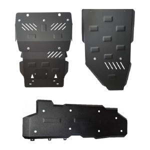 Set scuturi metalice Toyota Land Cruiser J120 (2002-2009): motor, radiator, cutie de viteze și rezervor