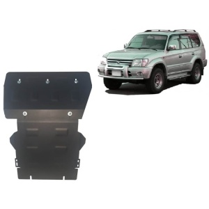 Scut metalic de protecție motor Scut Protection, compatibil Toyota Land Cruiser J90 (1995-2002).