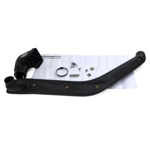 Kitul complet de snorkel Snakeman 4WD pentru Suzuki Jimny JB23, cu accesorii de montaj.