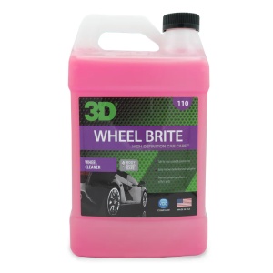 Soluție curățare jante, 3D Wheel Brite, elimină praf frână, ulei, rugină, oxidare, sigură pentru jante, concentrată, 3DProducts