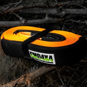 Șufă de copac pentru troliu 8t (8000kg) 6m x 50mm, cu husă de protecție, portocalie, EMD4X4 - Img 4
