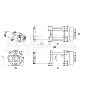 Troliu ATV 4500lbs (2041kg)