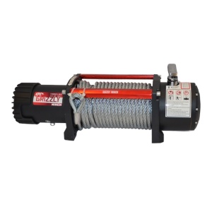 Troliu electric Grizzly Winch 13000lbs (5897kg) 12V cablu de otel 25m Raport 180:1
