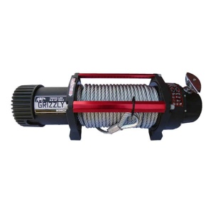 Troliu electric Grizzly Winch 13000lbs (5897kg), RESIGILAT, 12V cablu de oțel 25m Raport 150:1