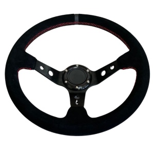 Volanul SpeedMax ProRacing prezentat într-o vedere frontală completă.