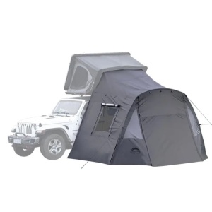 Anexă Multifuncțională RESIGILAT Wild Land A, Extensie Living cu 3 Uși, Impermeabilitate 3000mm, Protecție UV50+, Material Oxford 210D Rip-stop și Bețe telescopice incluse, pentru Corturi Desert Cruiser, Wild Cruiser 140/160 și Voyager 160/250