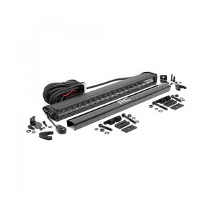 Bară LED 20 inch single row spot beam 7200 lumeni 100W Black Series Rough Country