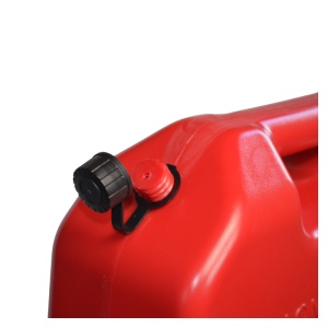 Canistră din plastic cu supapă de aerisire și furtun flexibil de turnare inclus, roșu, 10L, 34.5 x 10.5 x 47.1 cm, Emd4x4