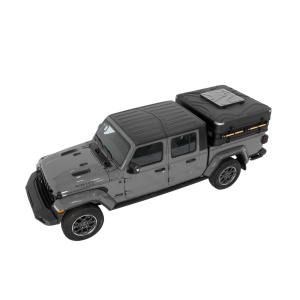 Cort de acoperis auto 3 persoane, 279 kg, cu două niveluri, compatibil cu autovehicule tip pick-up, acționare automată, Wingman X Wild Land