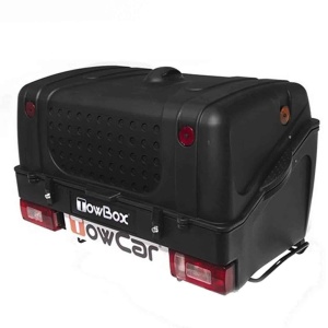 Cutie portbagaj pe carligul de remorcare Towbox V1 Negru