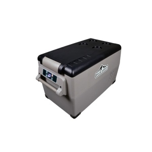 Frigider auto pentru camping 35 l, 12/24/220v, -20/+20°c, 50w, display led, bluetooth, carcasă gri, Overlander