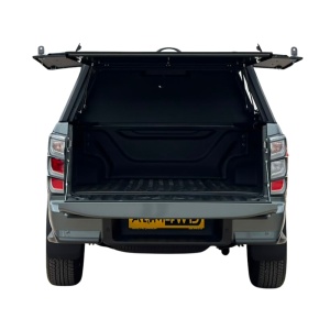 Hardtop negru pentru Isuzu D-Max (2021-2025), prevăzut cu 3 uși rabatabile multifuncționale AQM Q80 - Img 3