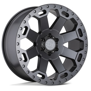 Jantă aliaj R18 9J 5x127 ET-12 Jeep Wrangler JK Matte Gunmetal Black Rhino