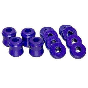 Kit bucse amortizor fata+spate Nissan Patrol Y60/Y61 Poliuretan Albastre 85 ShA Elast-Pol