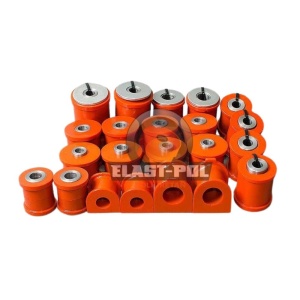 Kit bucse Toyota Land Cruiser 120 Poliuretan Portocalii 75 ShA Elast-Pol