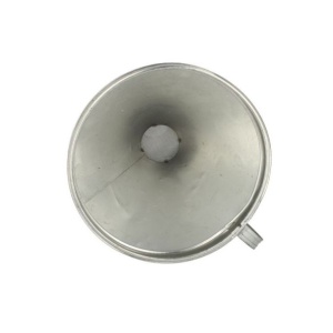 Pâlnie dreaptă gri, metal,