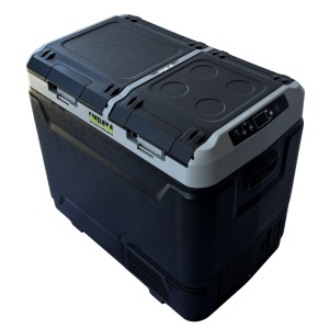 Portable car fridge and freezer, 60 L, compressor type, 12V/24V/220V power supply, Bluetooth, digital control, -20°C to +20°C, EMD4x4