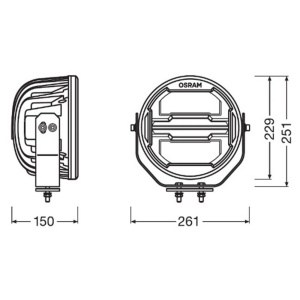 Proiector LED Osram MX260-CB Combo 60W 6000K - Img 6