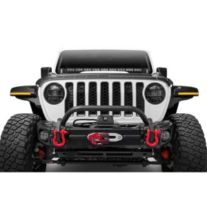 Protecție capotă Trail Armor pentru Jeep Wrangler JL / Gladiator JT (2018-prezent), negru mat, Bushwacker - Img 2
