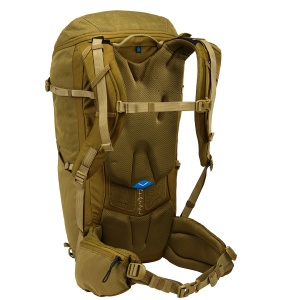 Sistemul de spate ajustabil al rucsacului Thule AllTrail X 35L, cu centura de șold.